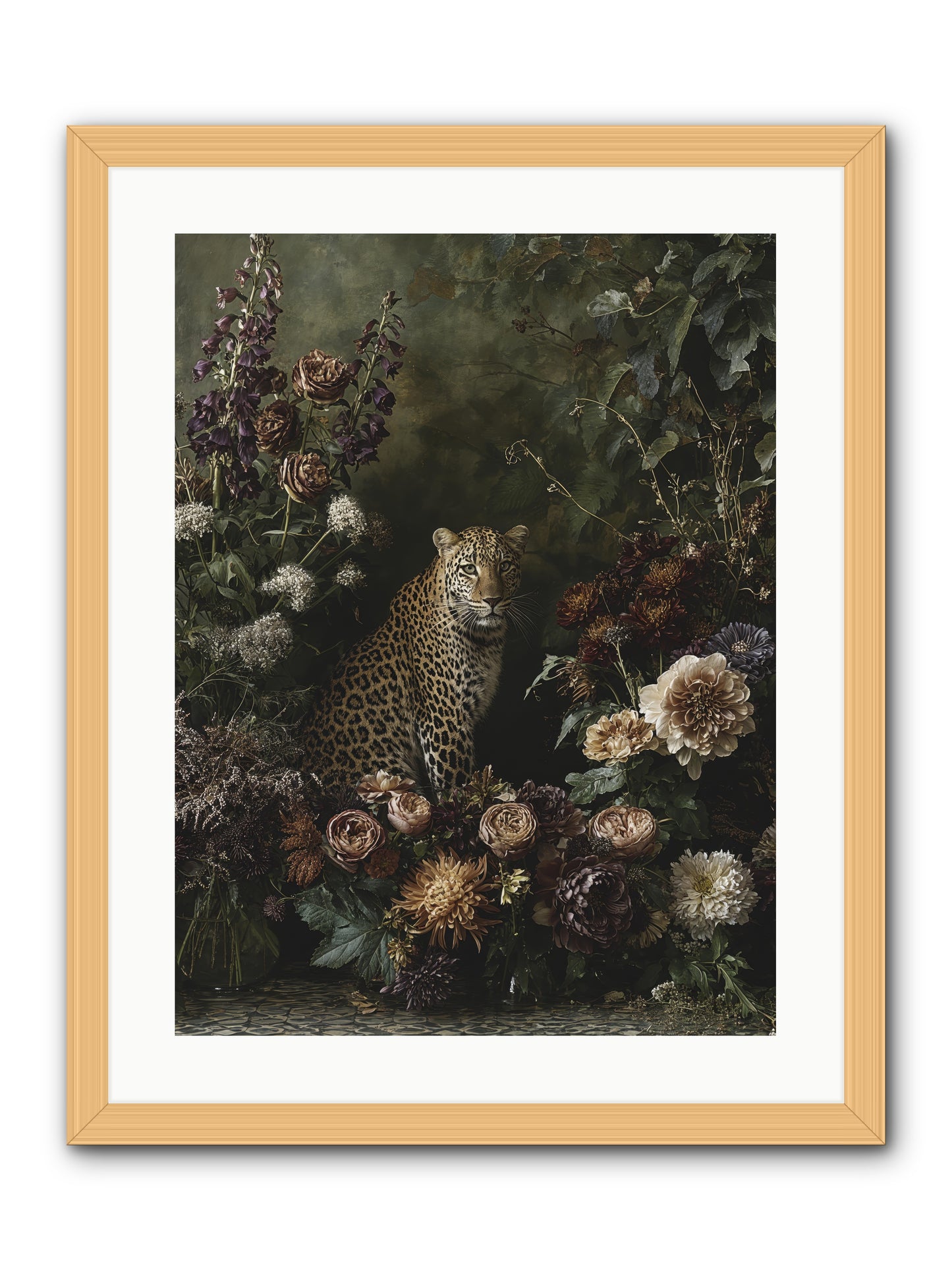 Elegant Madness -- Framed Print - Natural 18x24
