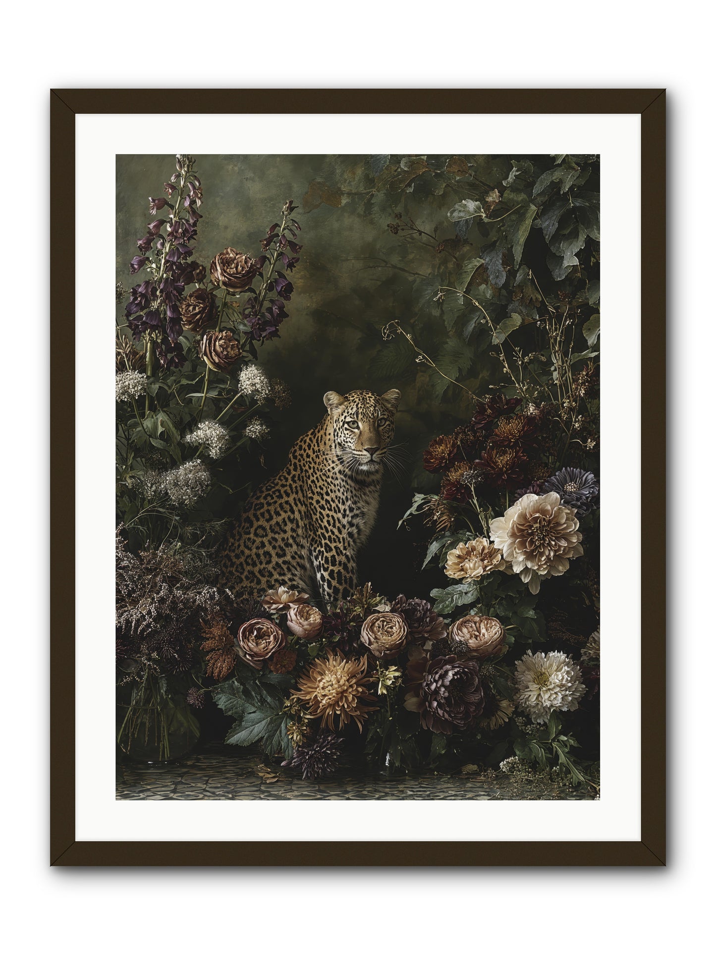 Elegant Madness -- Framed Print - Black 24x32