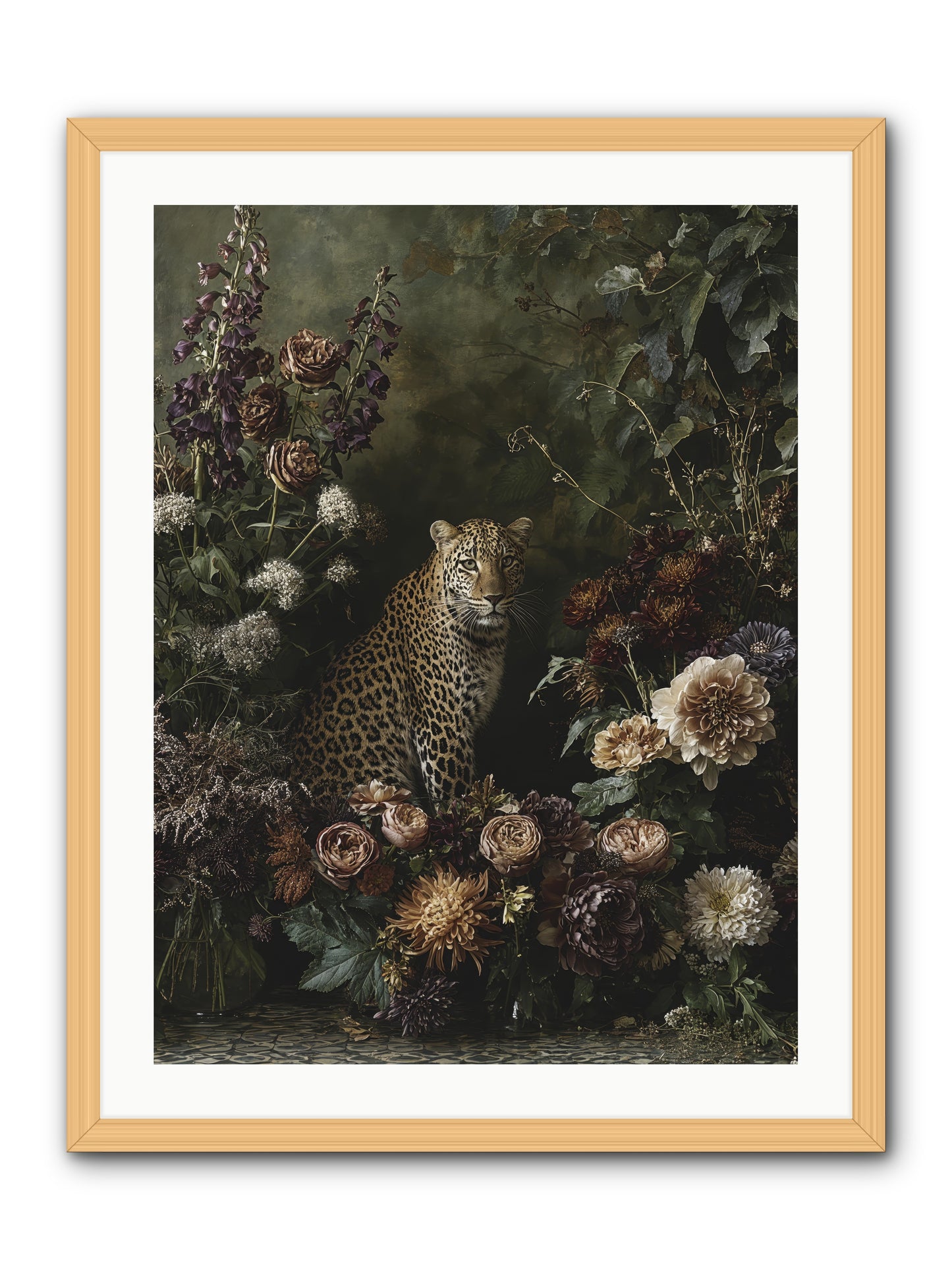 Elegant Madness -- Framed Print - Natural 24x32