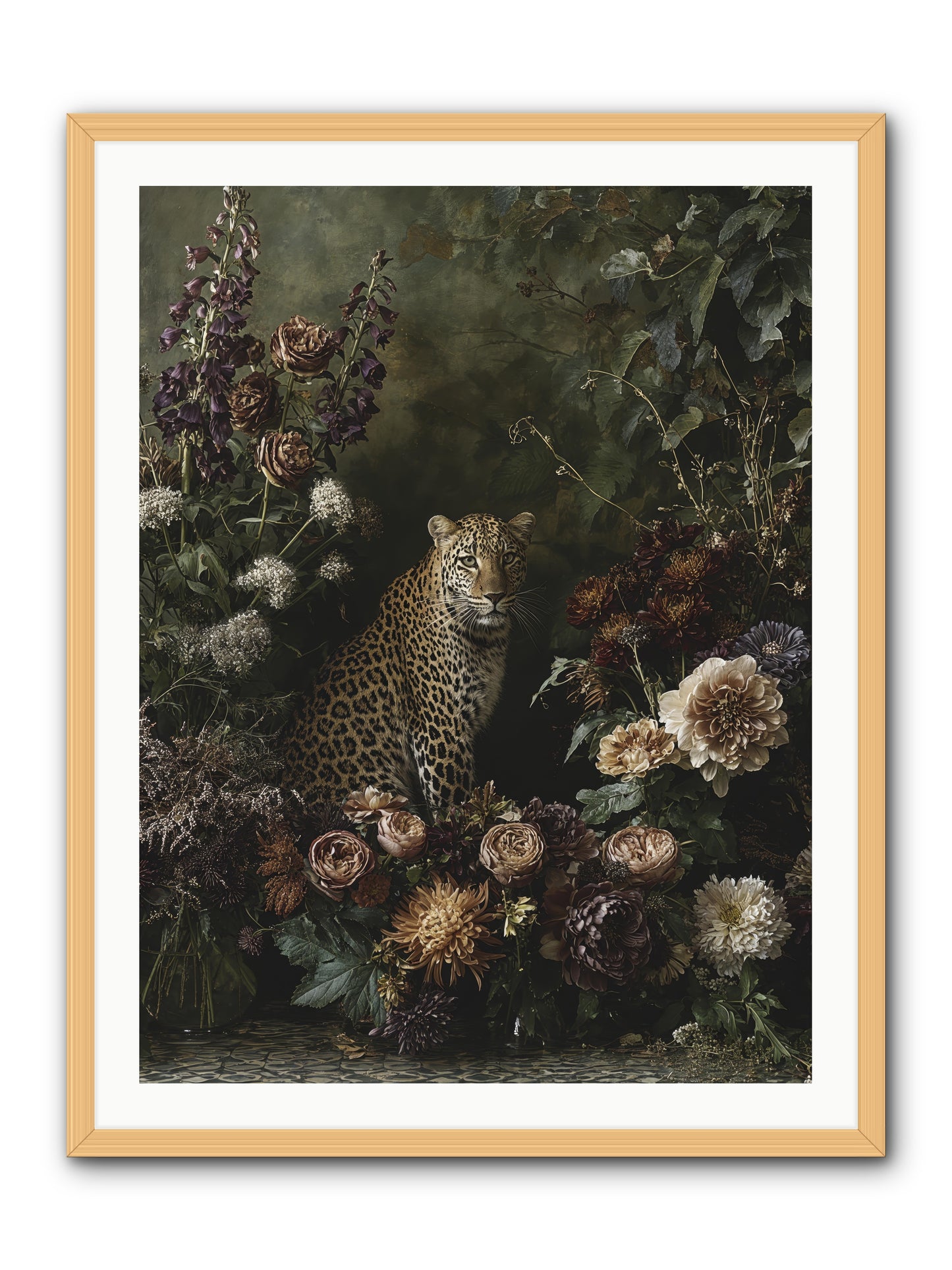 Elegant Madness -- Framed Print - Natural 30x40