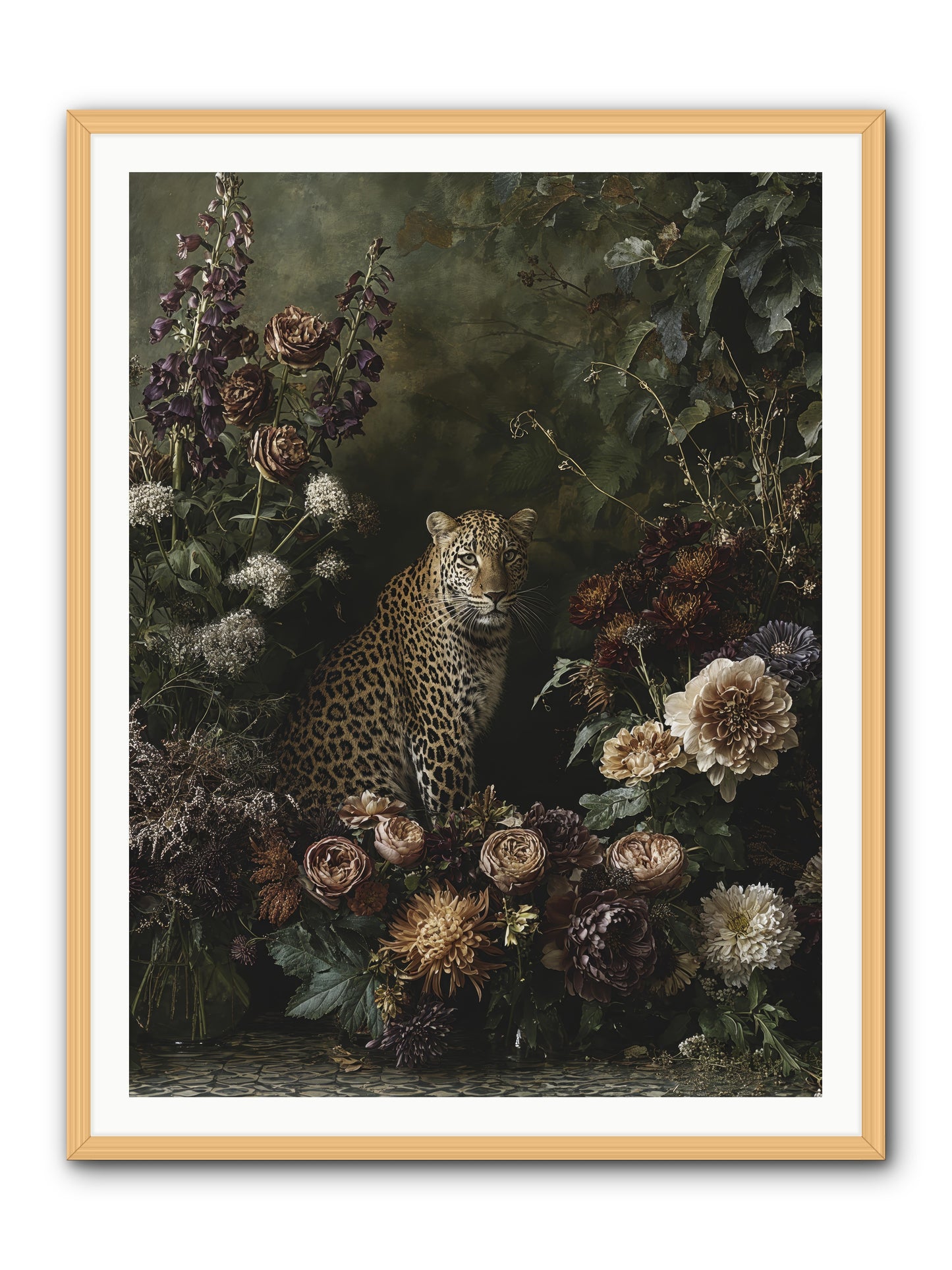 Elegant Madness -- Framed Print - Natural 36x48