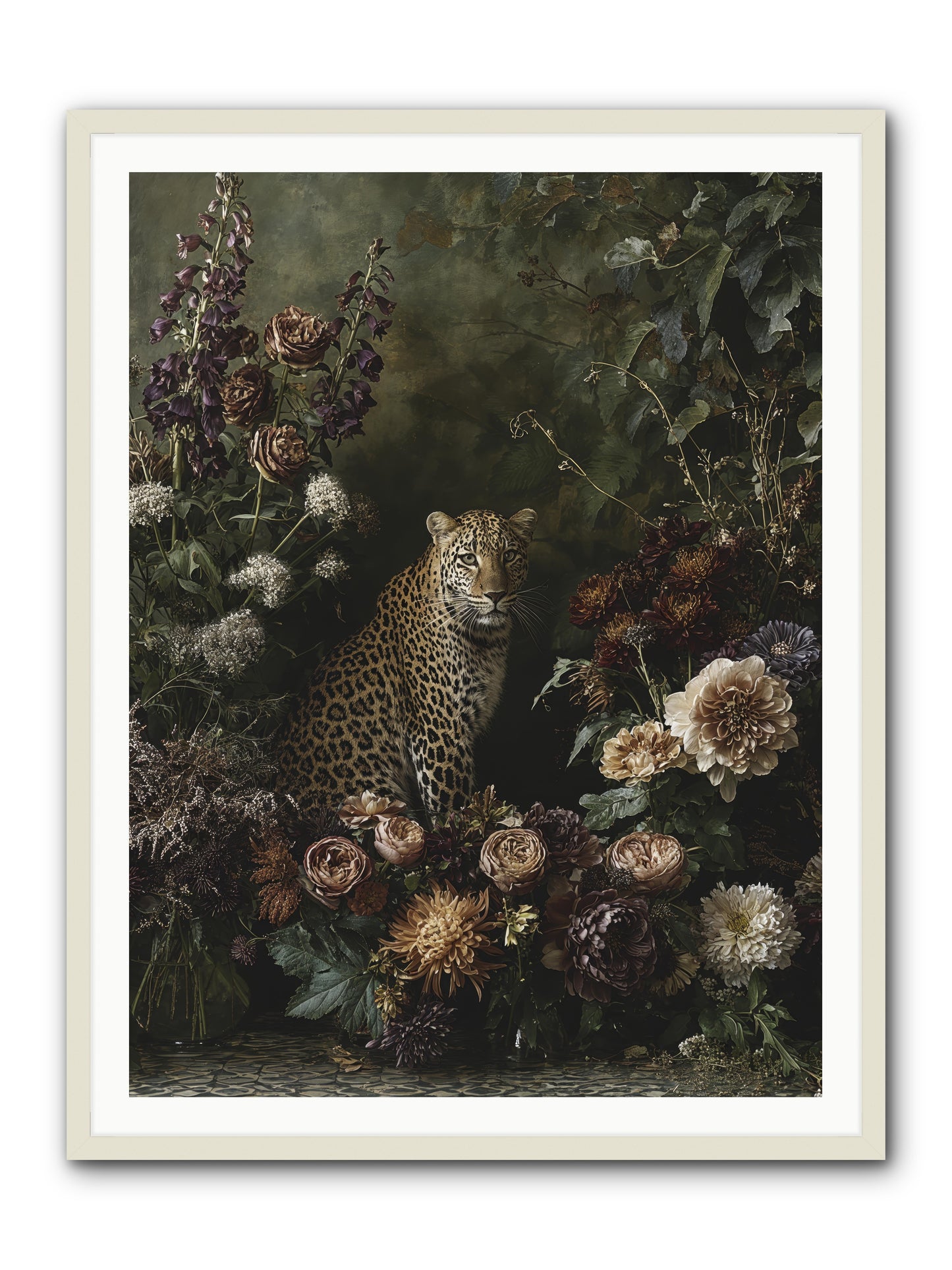 Elegant Madness -- Framed Print - White 36x48