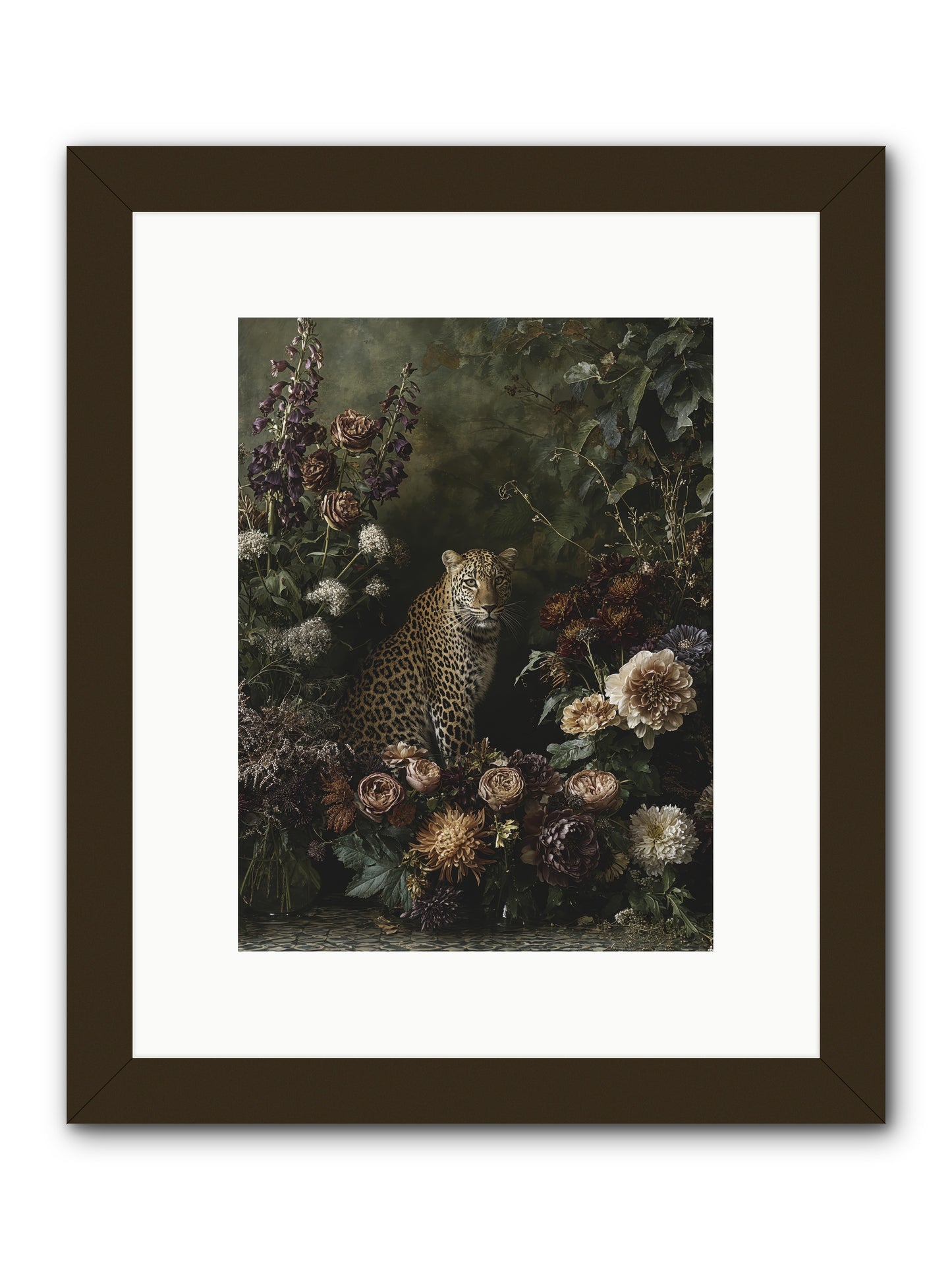 Elegant Madness -- Framed Print - Black 9x12
