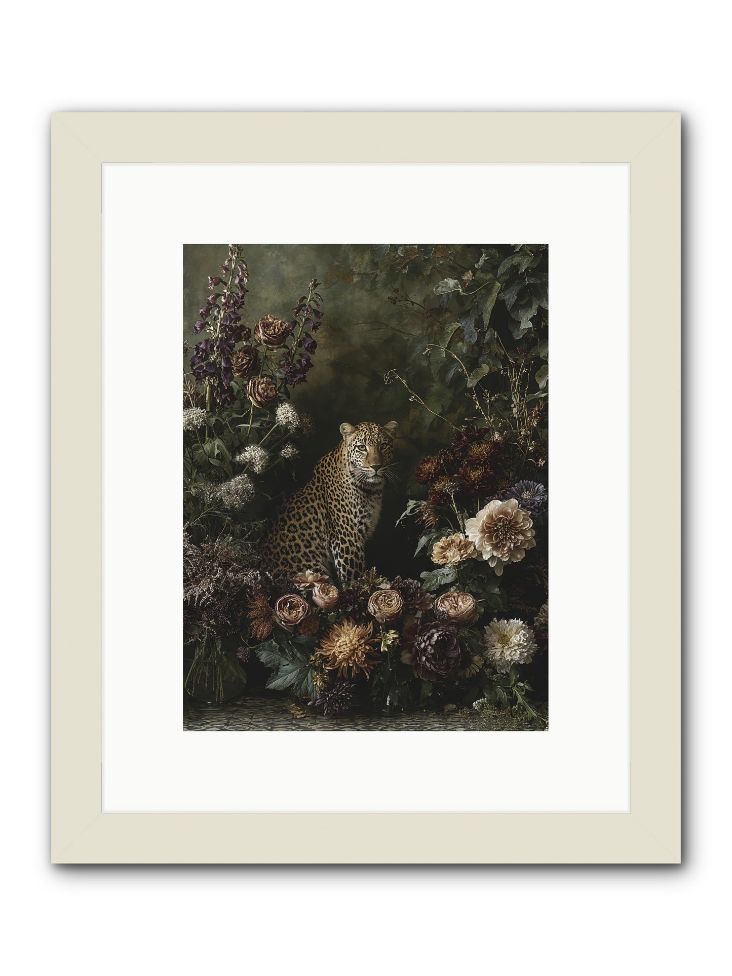 Elegant Madness -- Framed Print - White 9x12