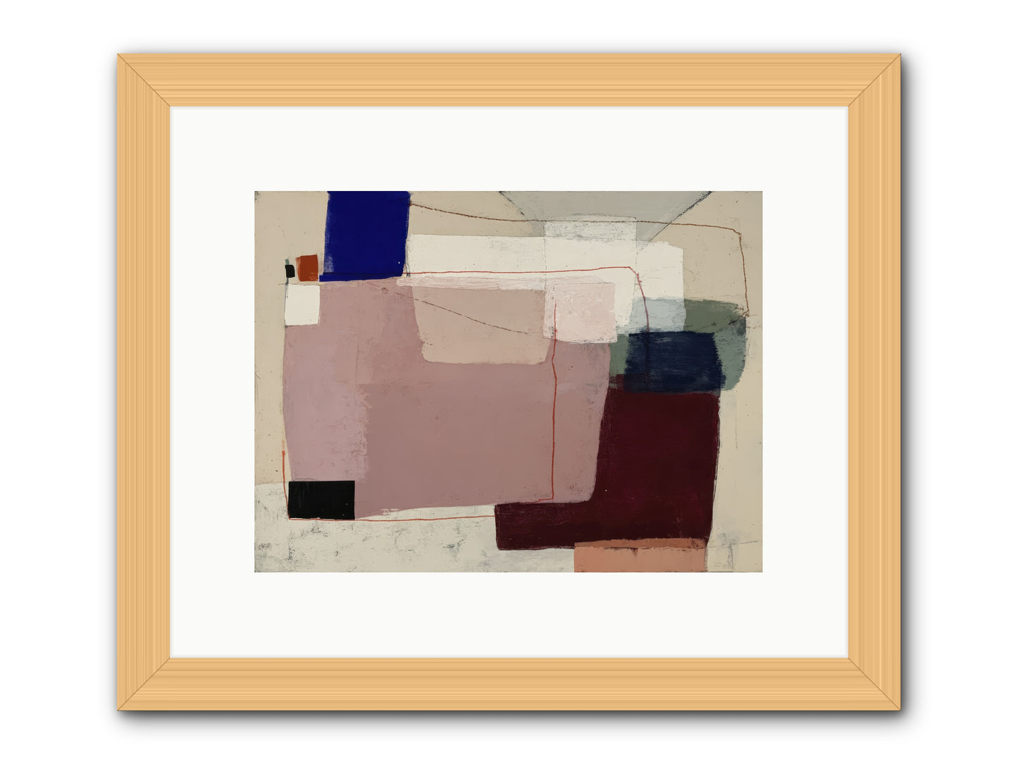 Elevated -- Framed Print - Natural 12x9