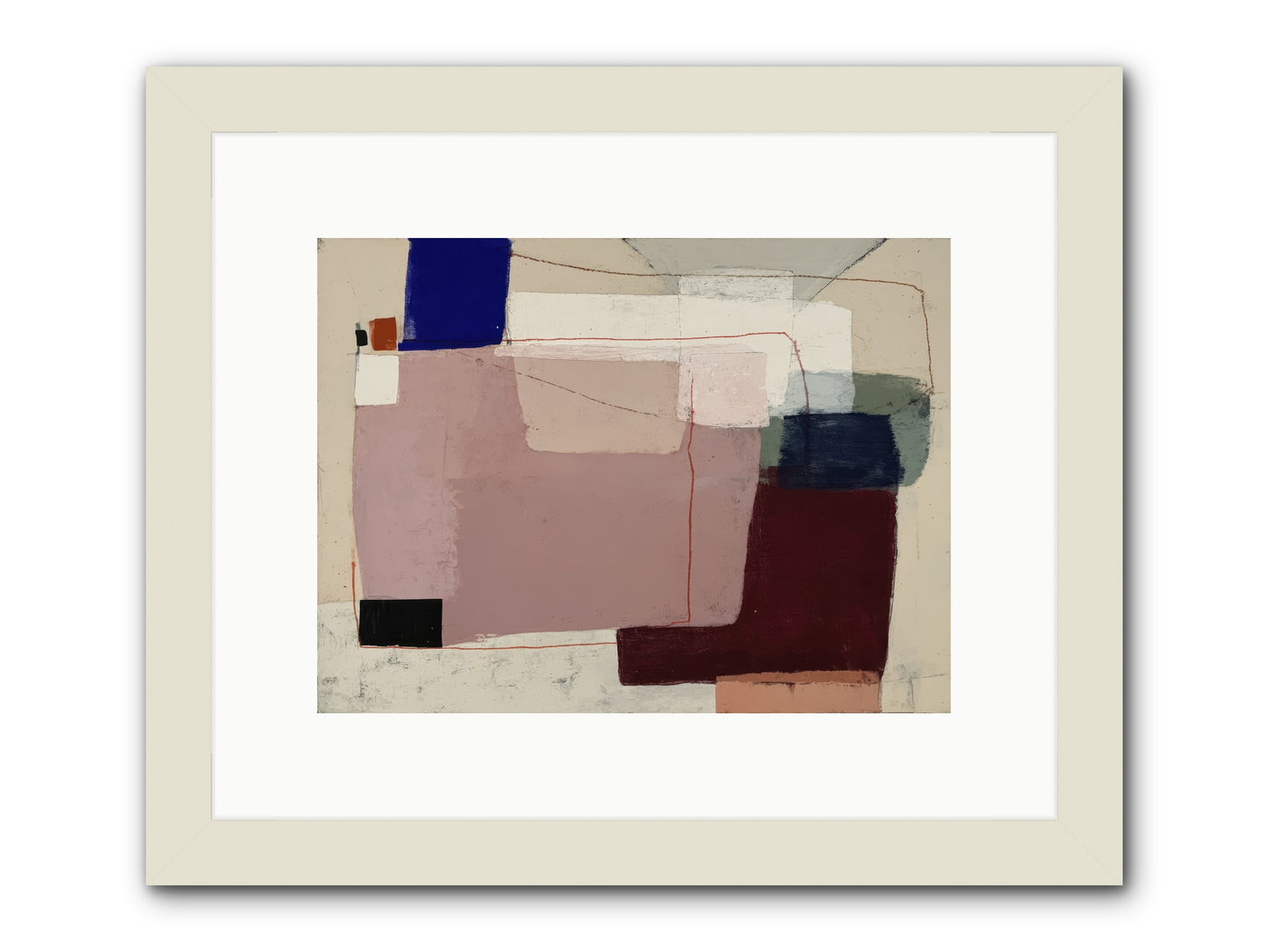 Elevated -- Framed Print - White 12x9