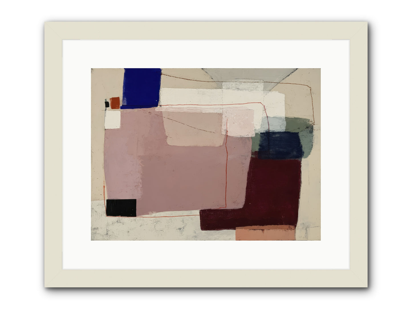Elevated -- Framed Print - White 16x12