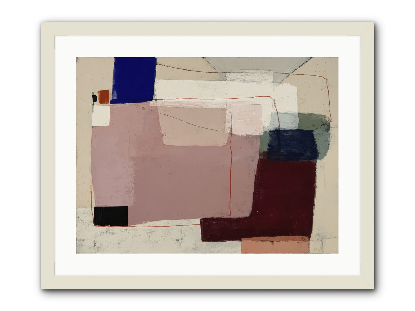 Elevated -- Framed Print - White 24x18