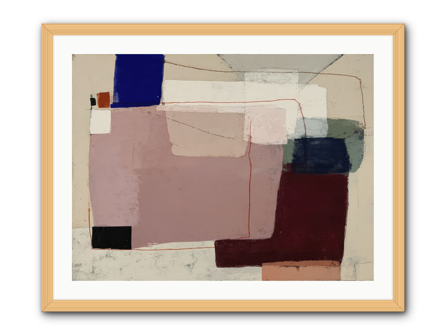 Elevated -- Framed Print - Natural 32x24