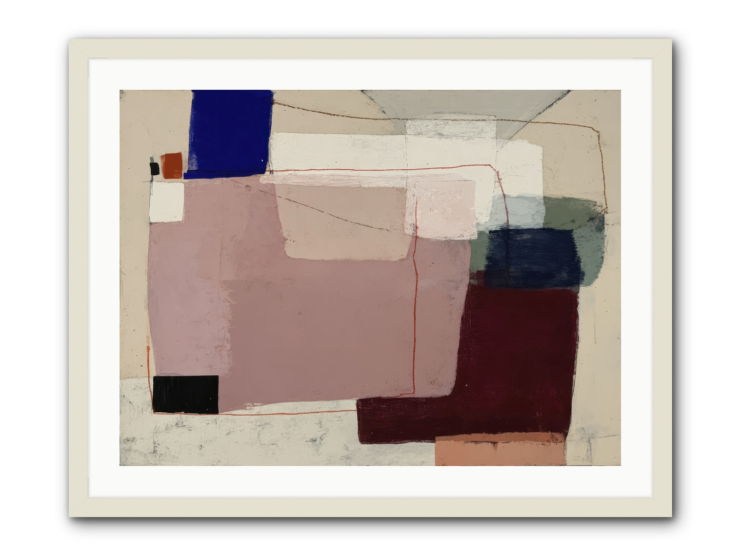 Elevated -- Framed Print - White 32x24