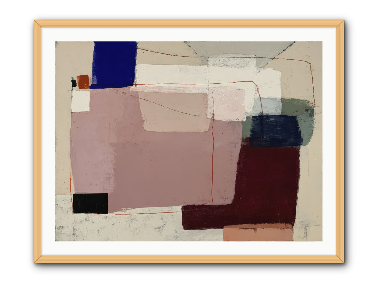 Elevated -- Framed Print - Natural 40x30