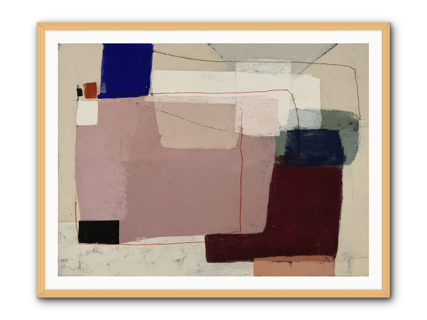 Elevated -- Framed Print - Natural 48x36
