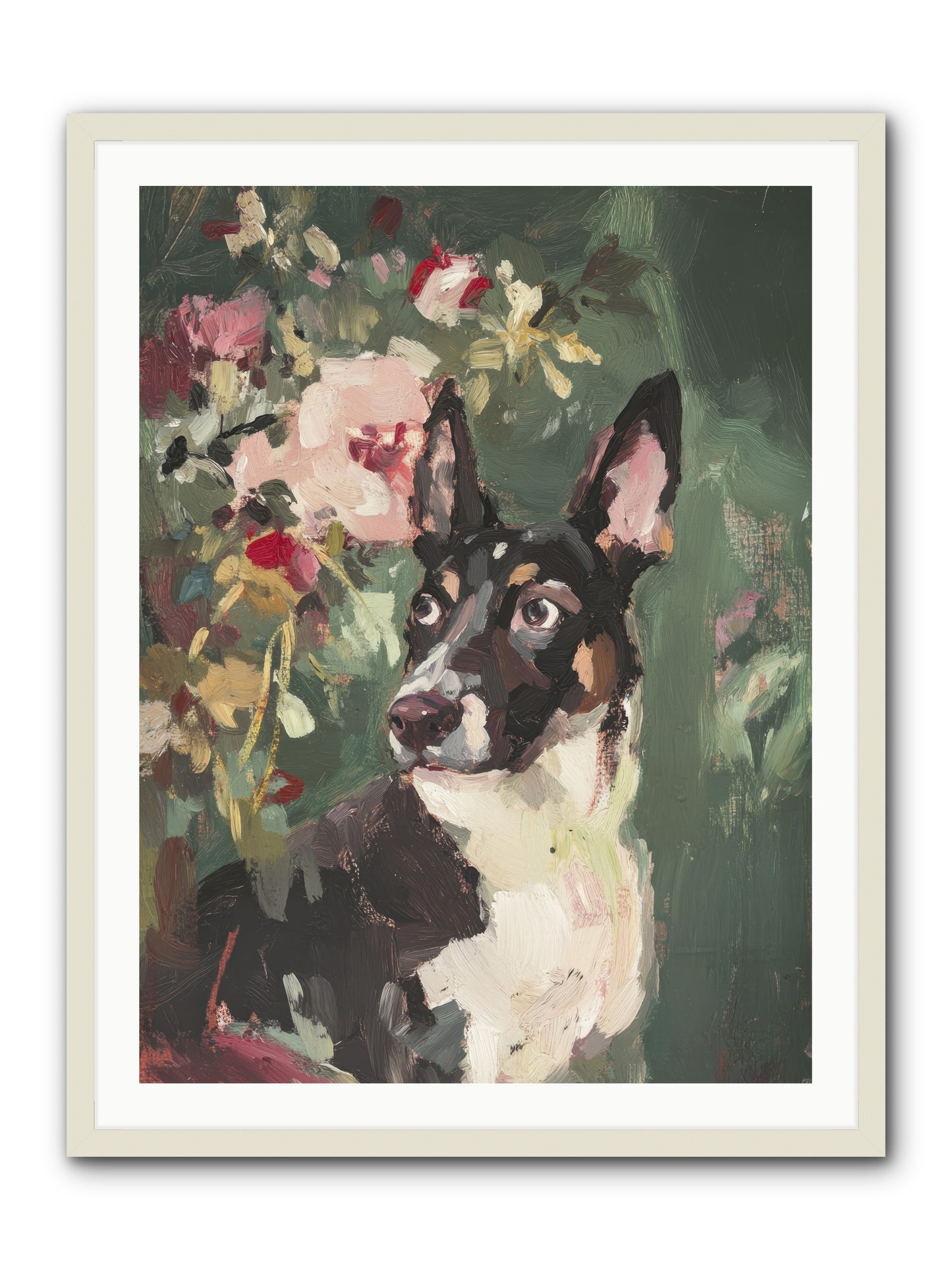 Elf -- Framed Print - White 30x40
