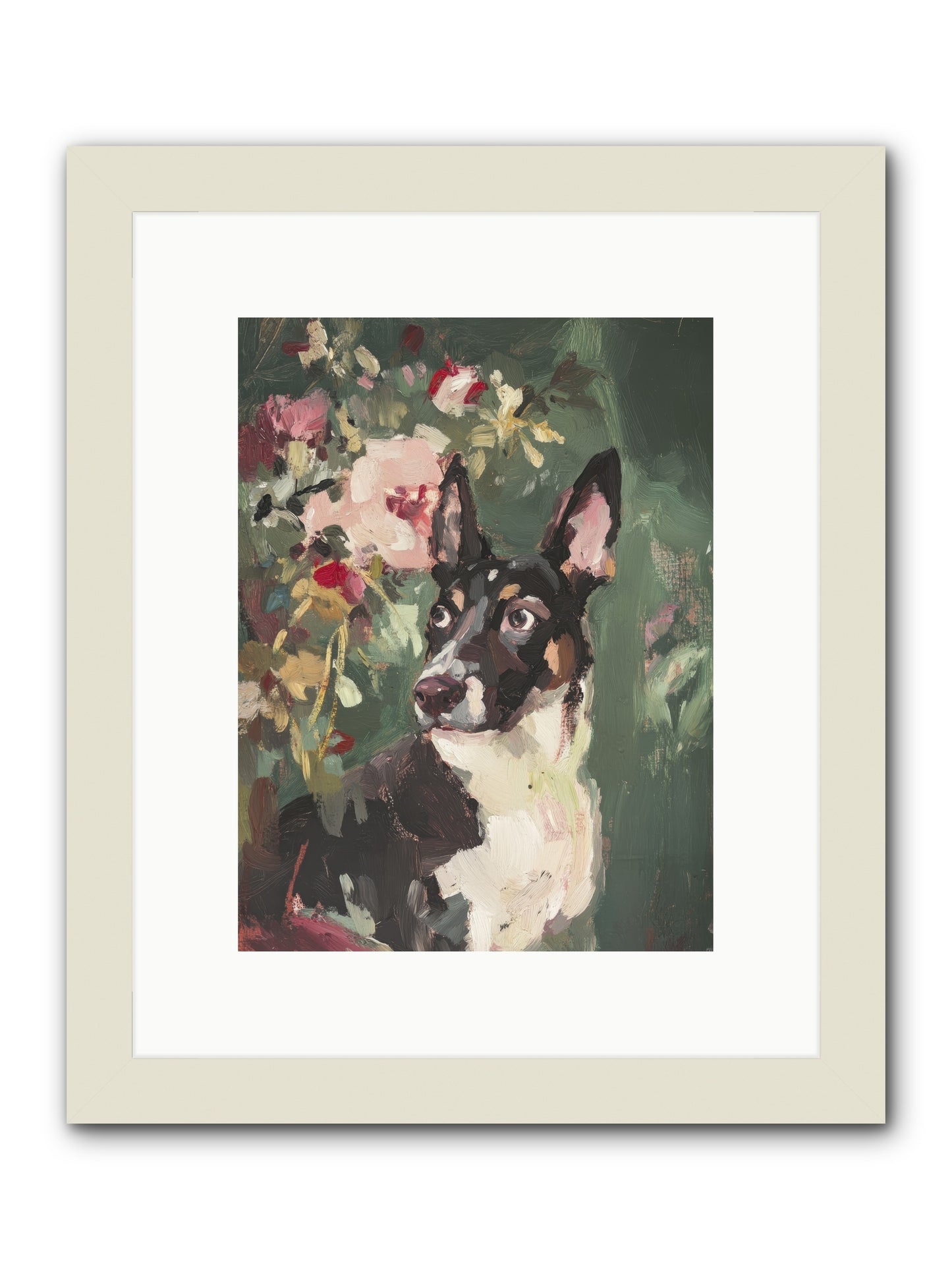 Elf -- Framed Print - White 9x12