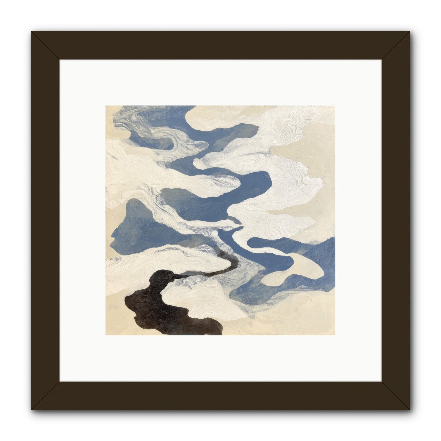 Ellipse -- Framed Print - Black 10x10
