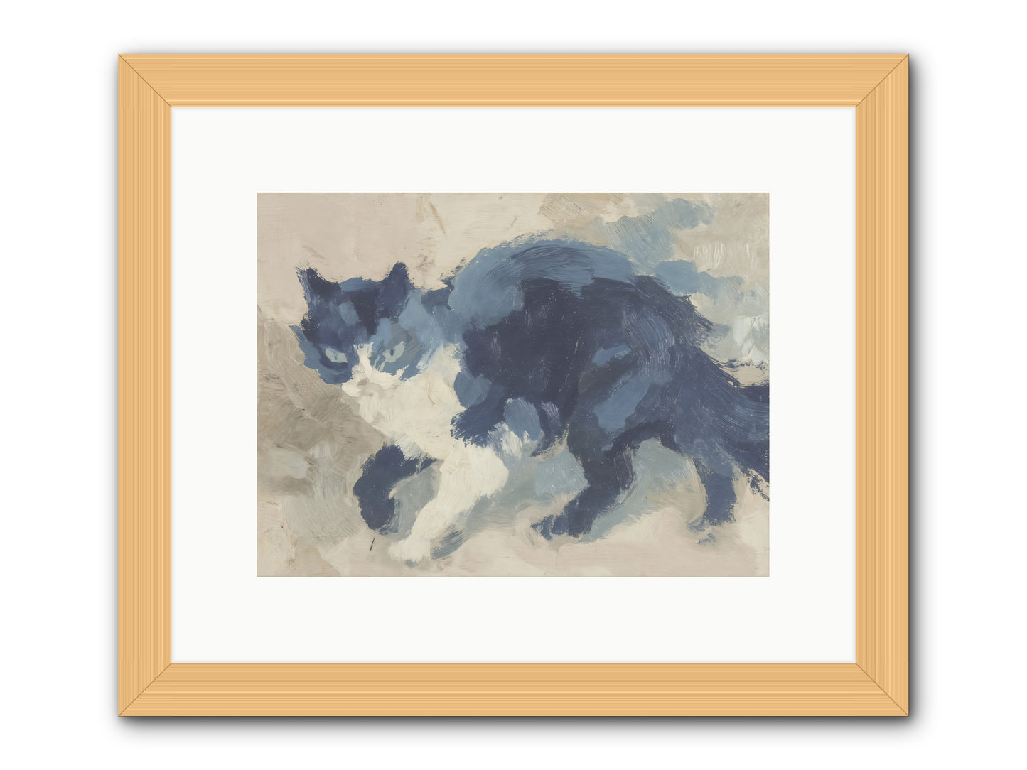Eloquence In Motion -- Framed Print - Natural 12x9
