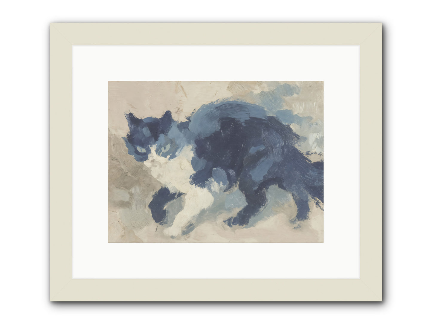 Eloquence In Motion -- Framed Print - White 12x9