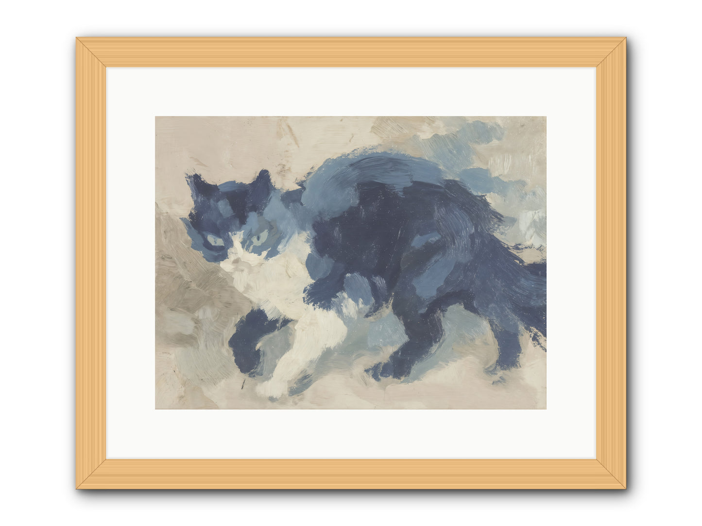 Eloquence In Motion -- Framed Print - Natural 16x12