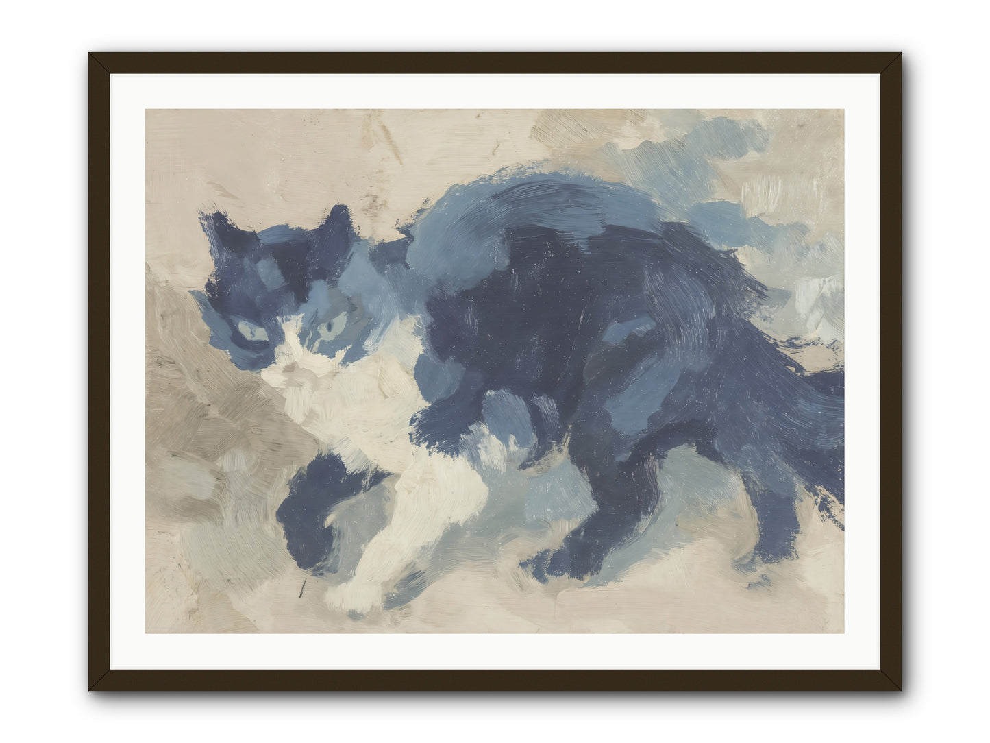 Eloquence In Motion -- Framed Print - Black 40x30