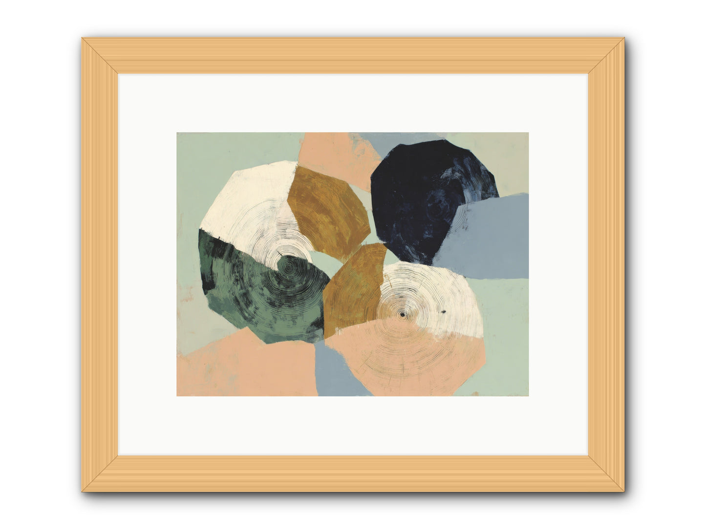 Ember -- Framed Print - Natural 12x9