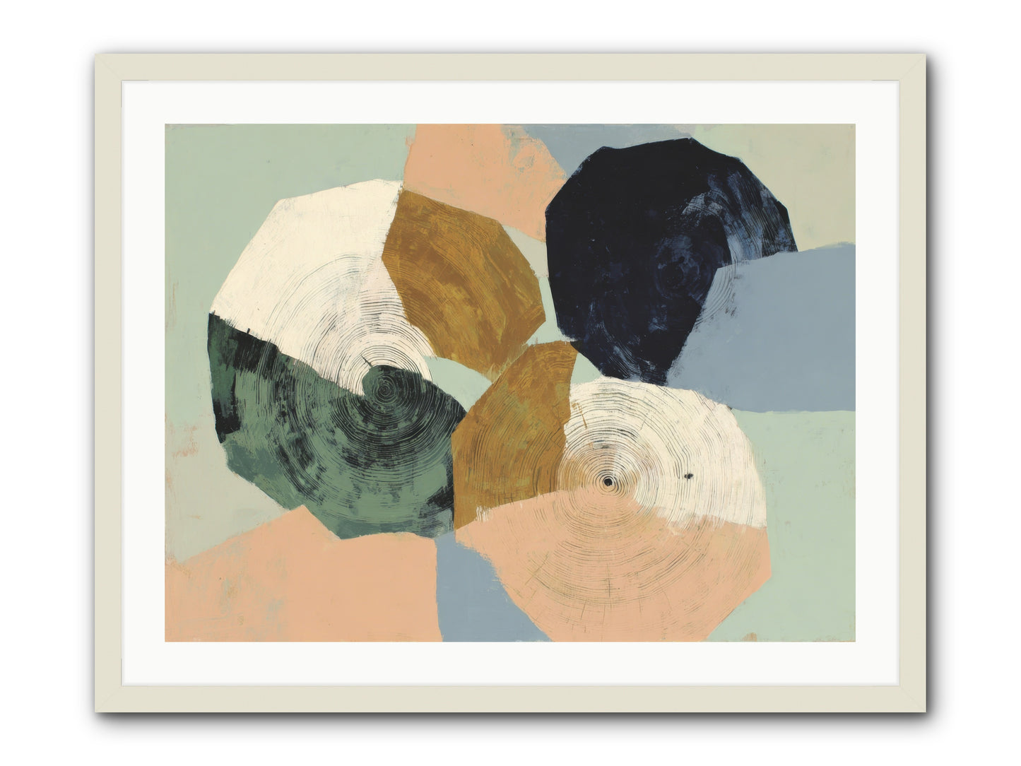 Ember -- Framed Print - White 32x24