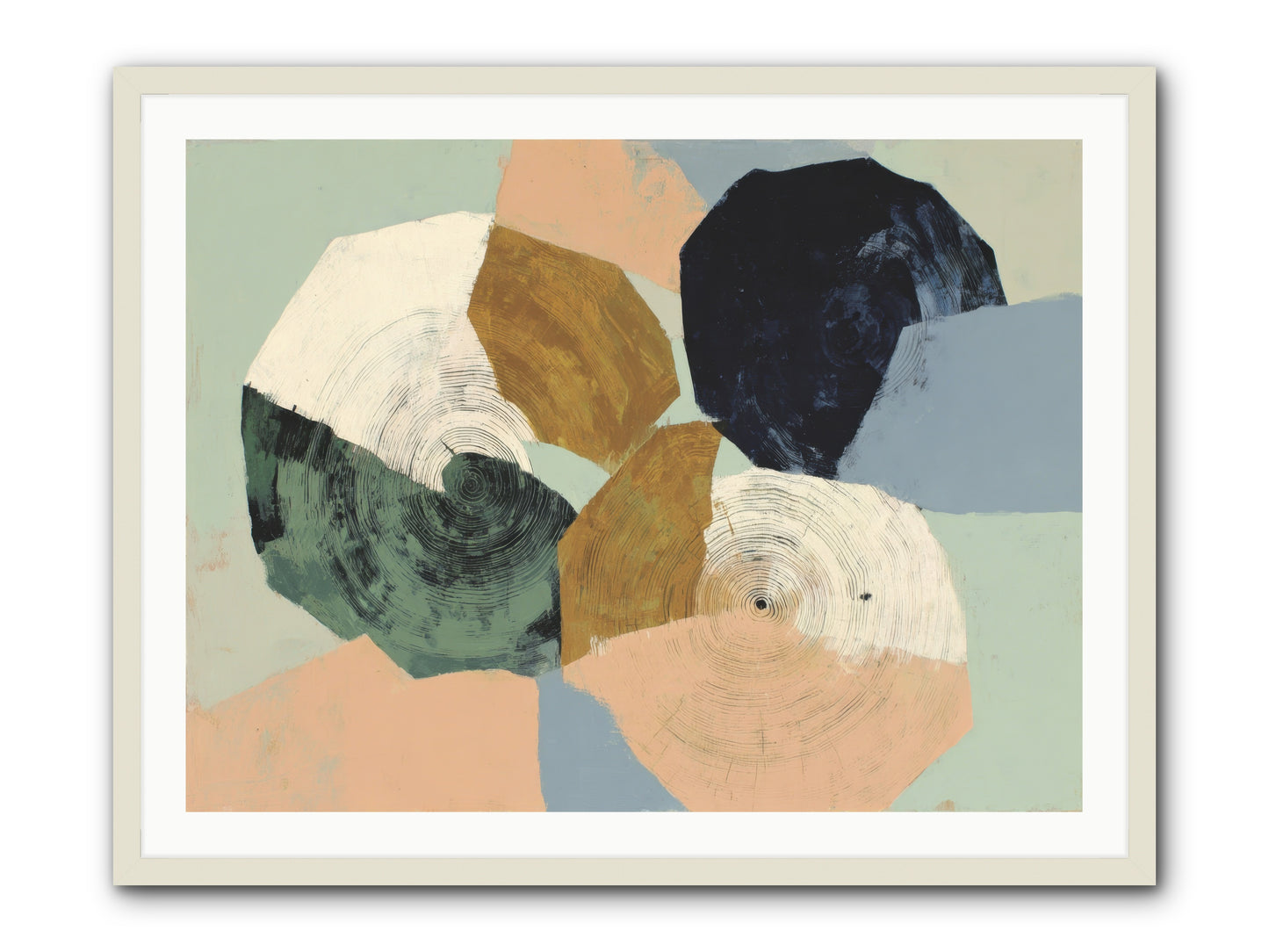 Ember -- Framed Print - White 40x30