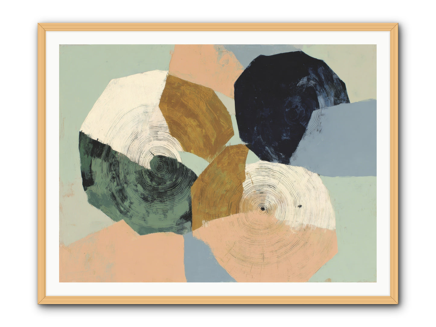 Ember -- Framed Print - Natural 48x36