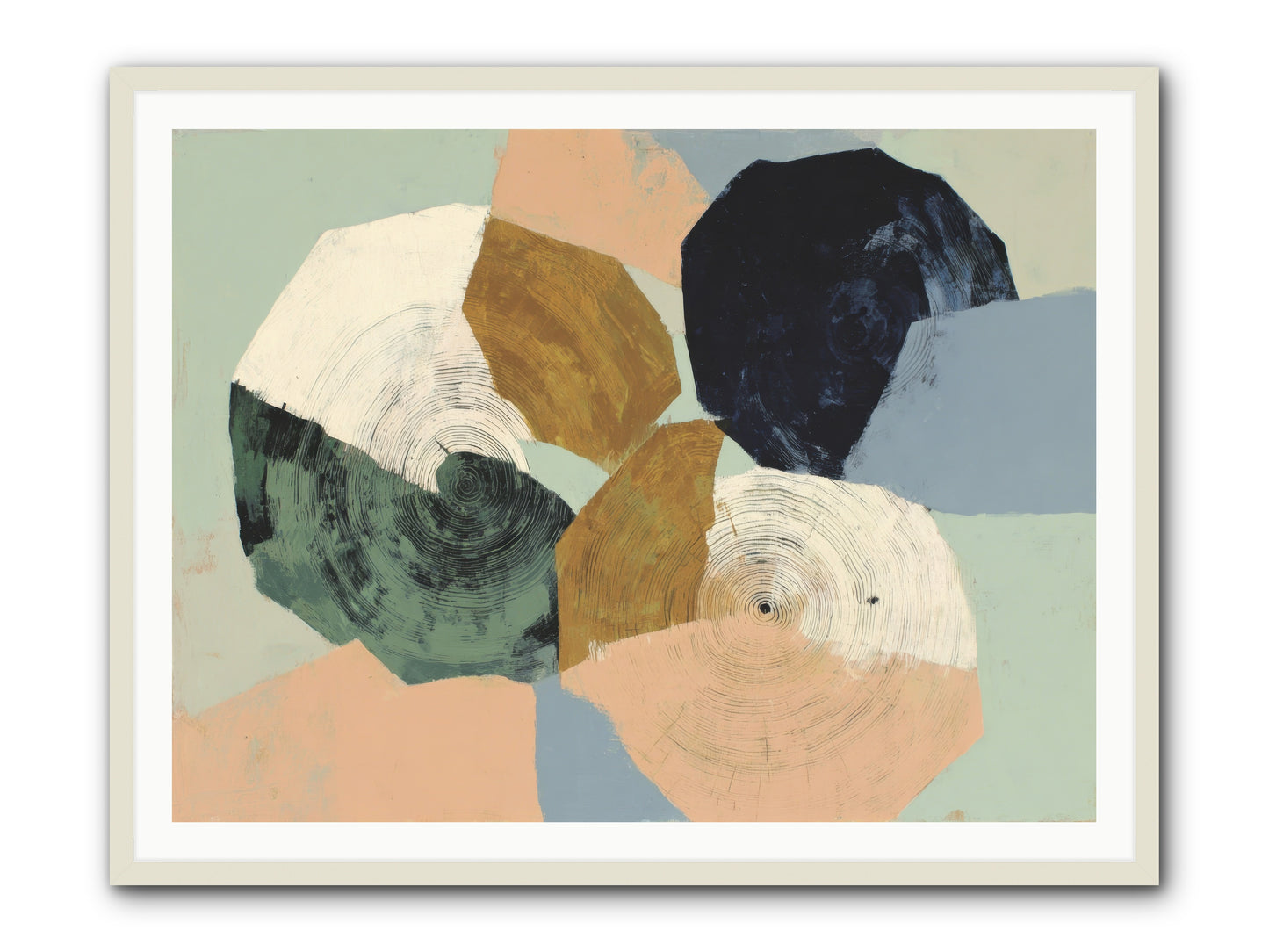 Ember -- Framed Print - White 48x36
