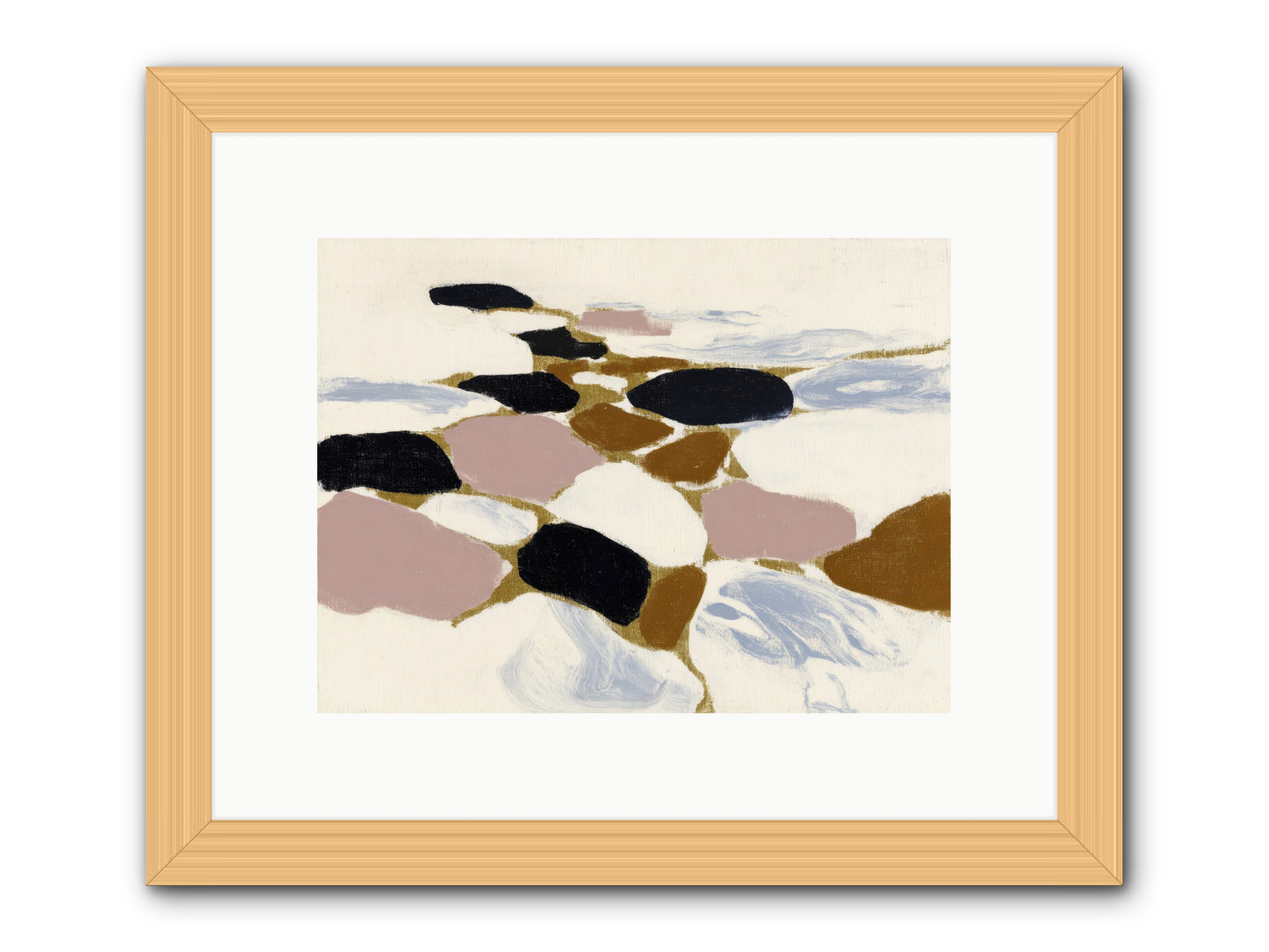 Emberly -- Framed Print - Natural 12x9