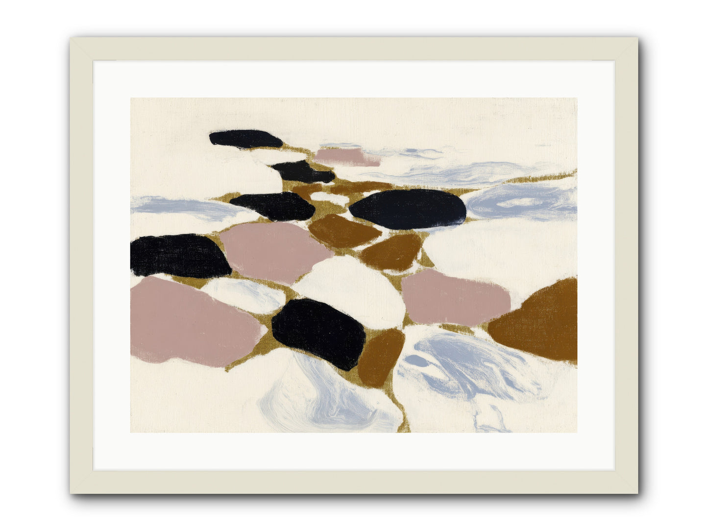 Emberly -- Framed Print - White 24x18