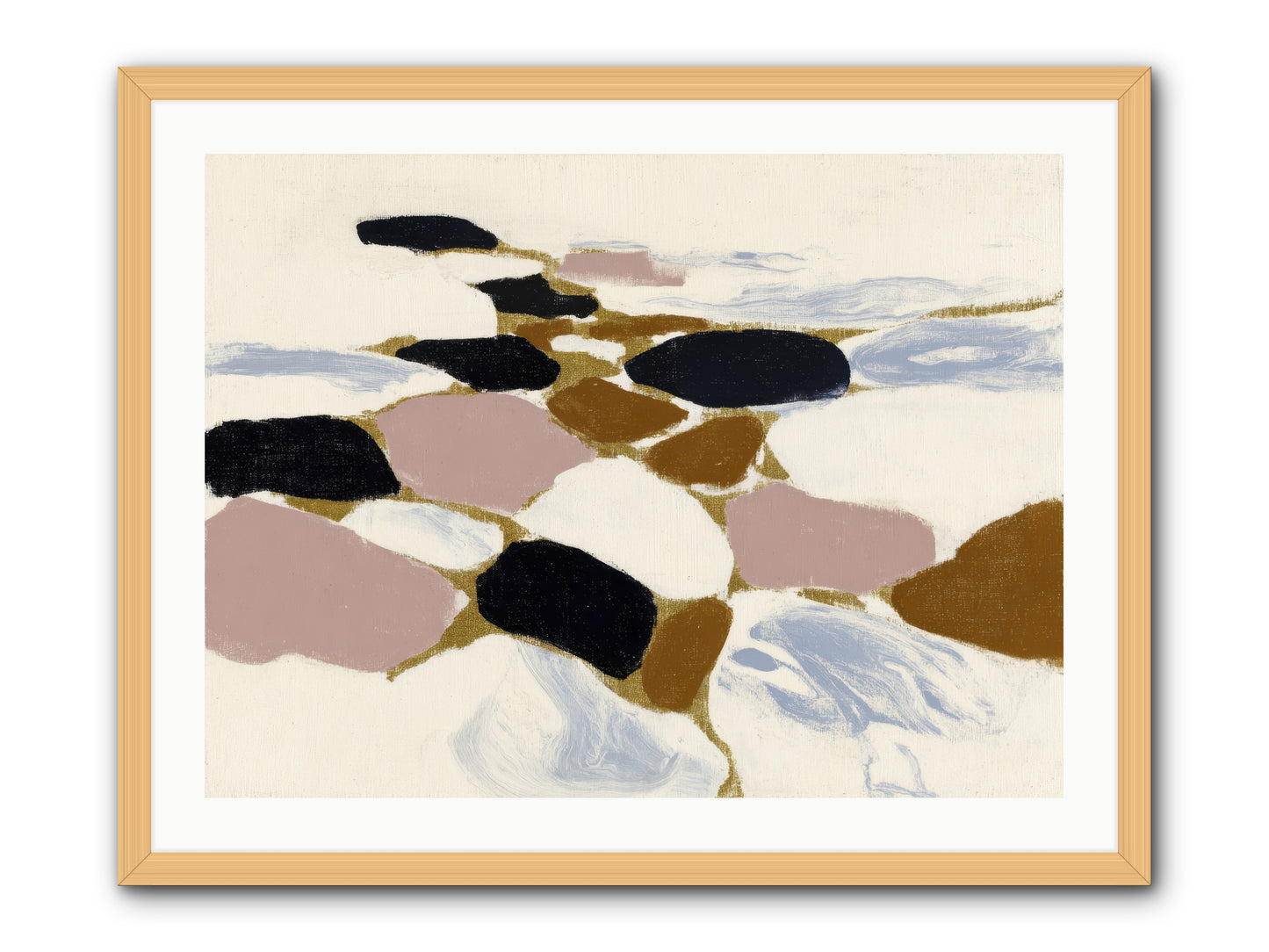 Emberly -- Framed Print - Natural 32x24