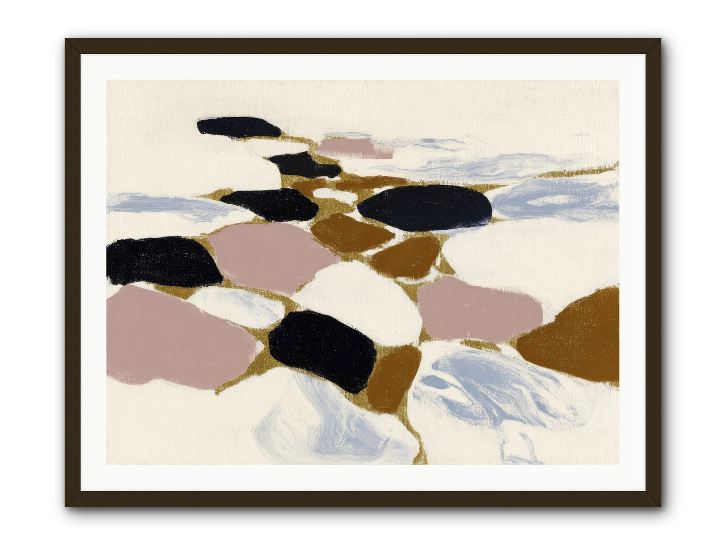Emberly -- Framed Print - Black 40x30