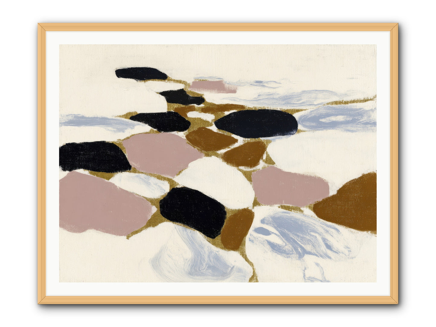 Emberly -- Framed Print - Natural 48x36