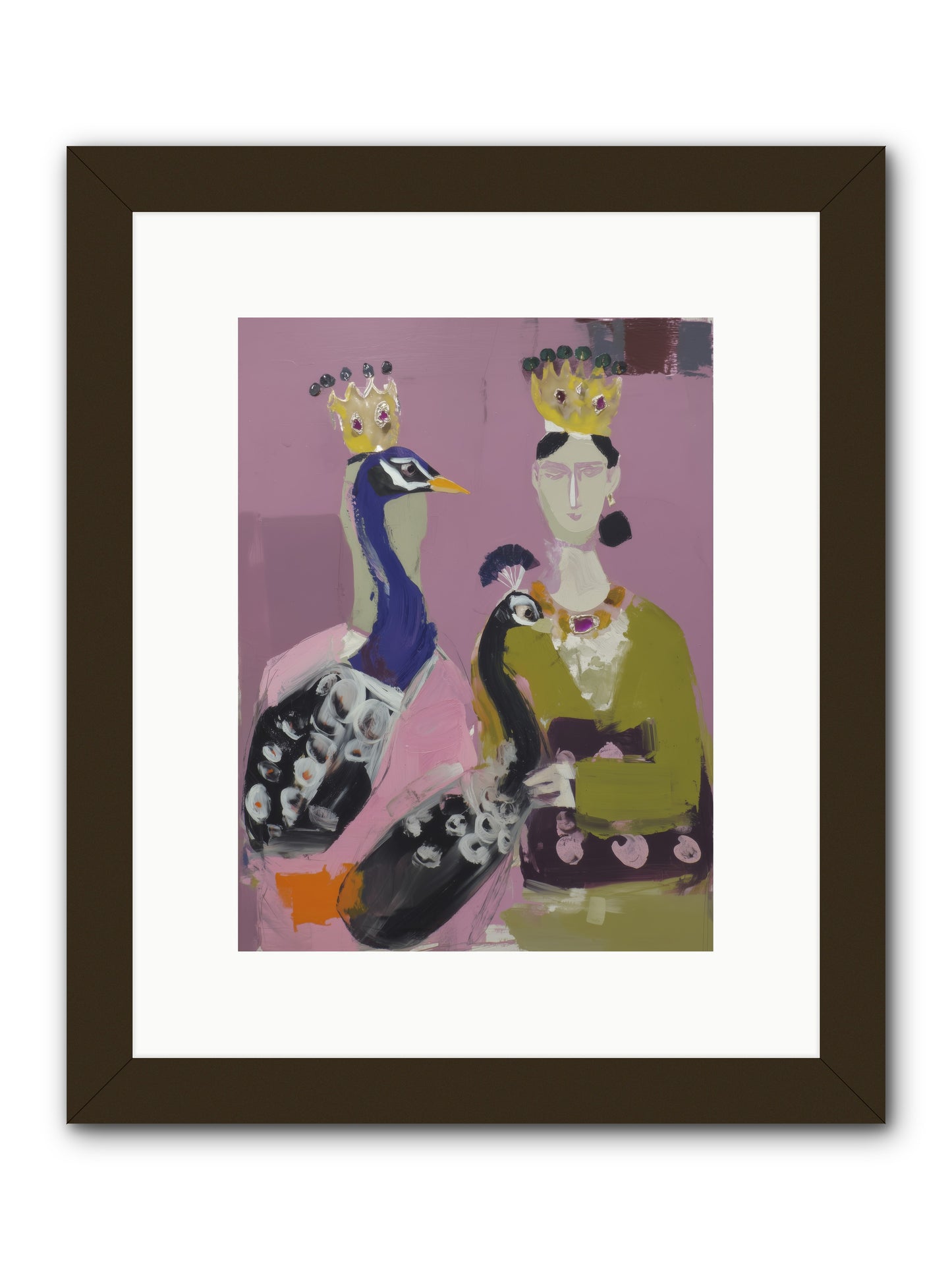 Emerald City -- Framed Print - Black 9x12
