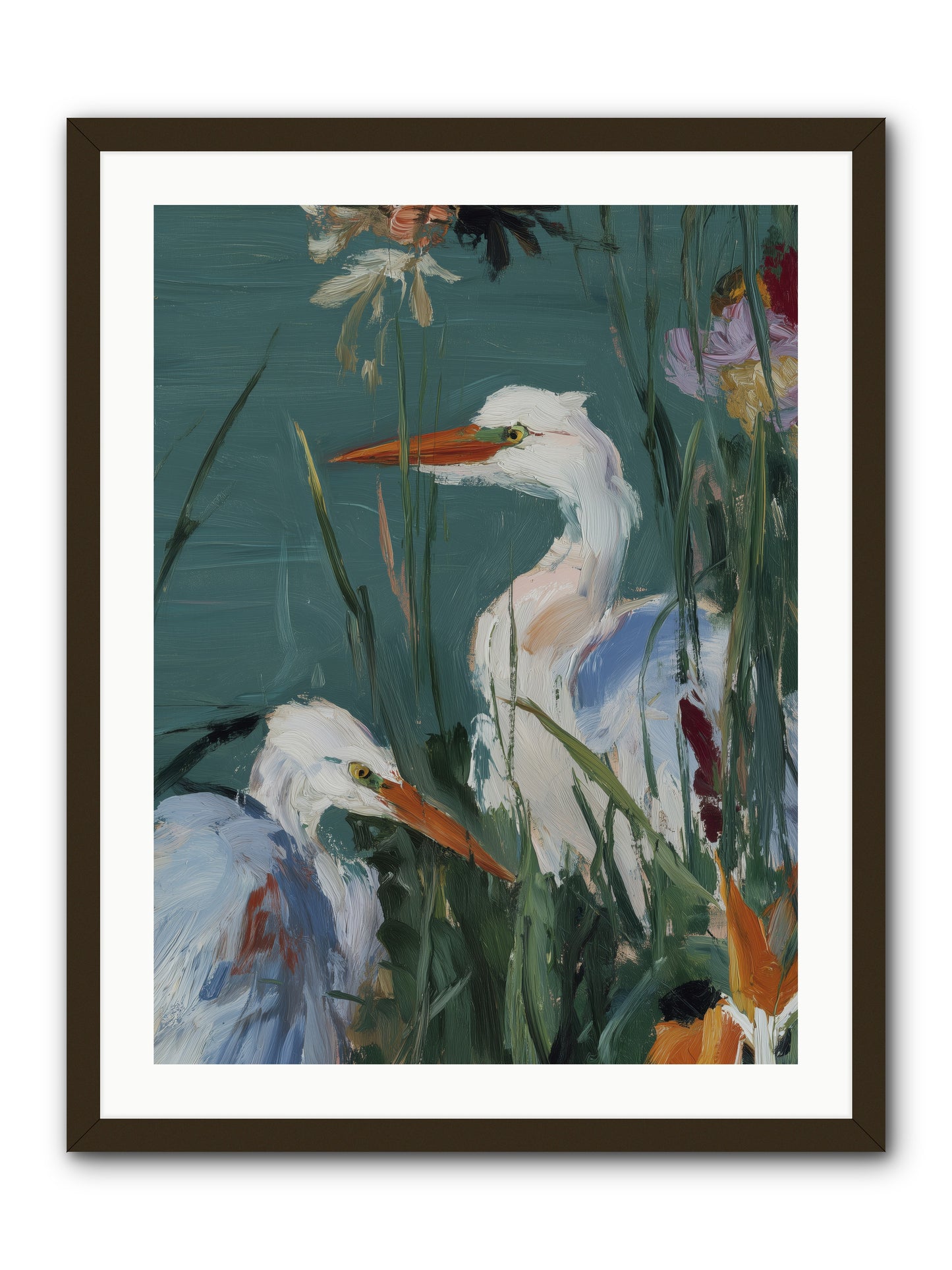 Emerald Cradles -- Framed Print - Black 24x32