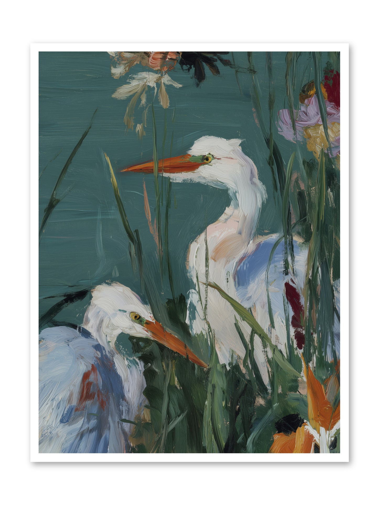 Emerald Cradles -- Loose Canvas Print 36x48