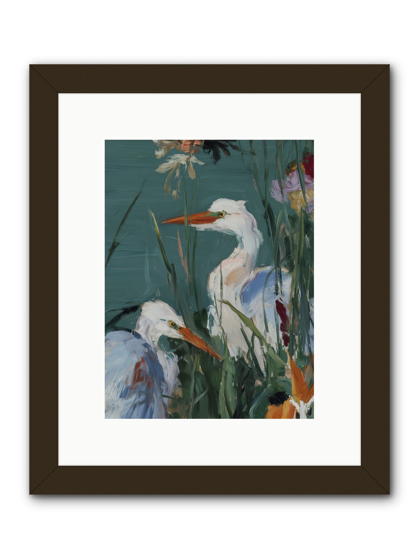 Emerald Cradles -- Framed Print - Black 9x12