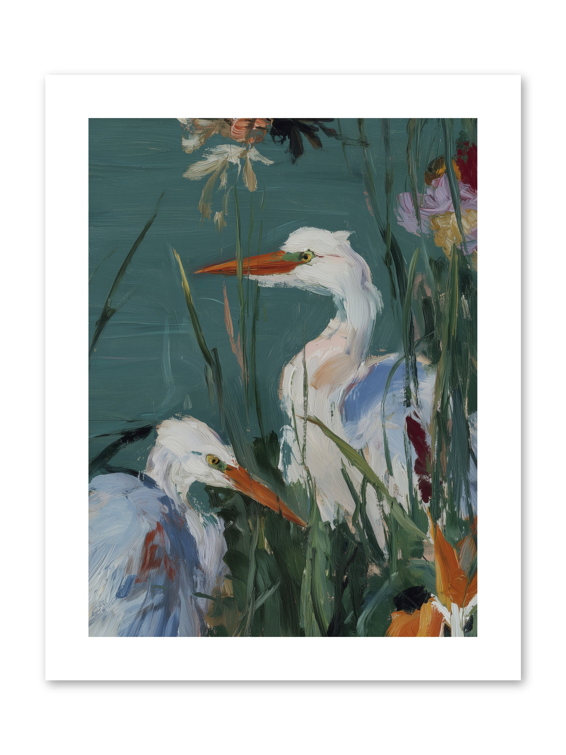 Emerald Cradles -- Paper Print 9x12