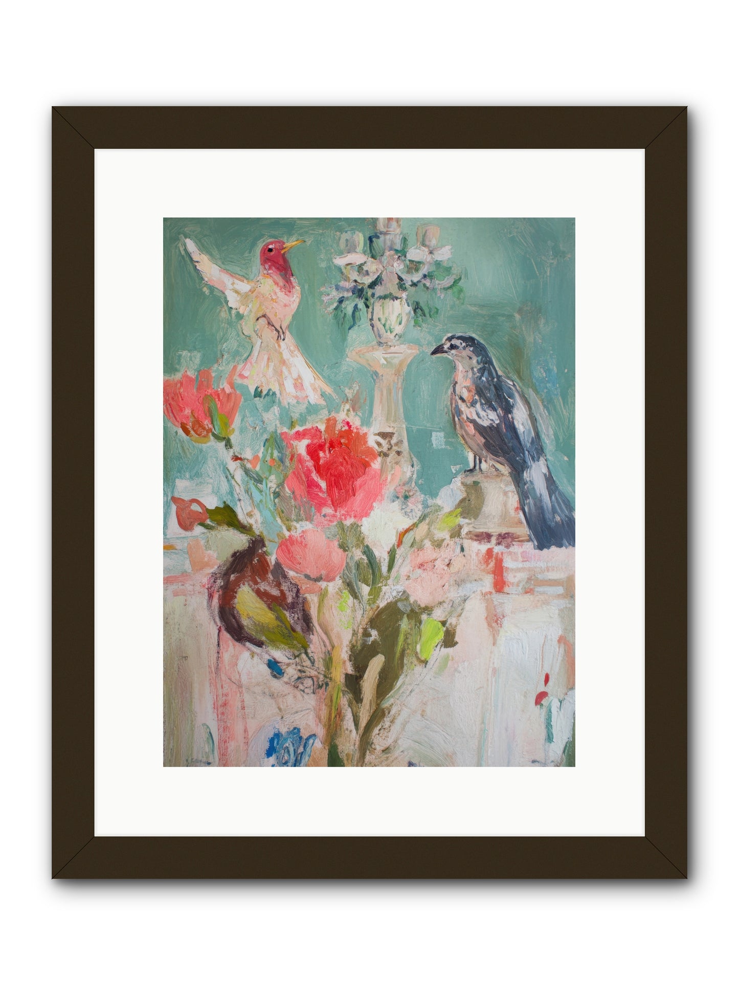 Emerald Dawn -- Framed Print - Black 12x16