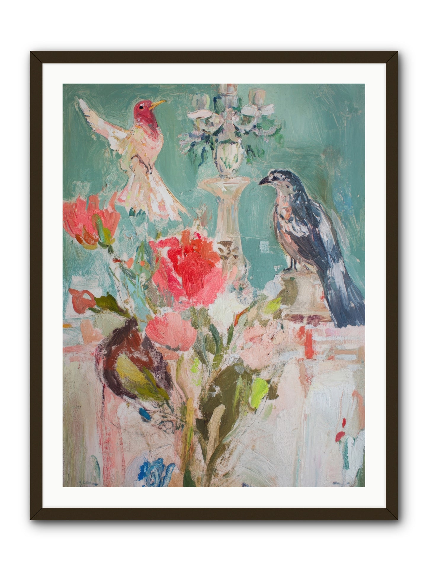 Emerald Dawn -- Framed Print - Black 30x40