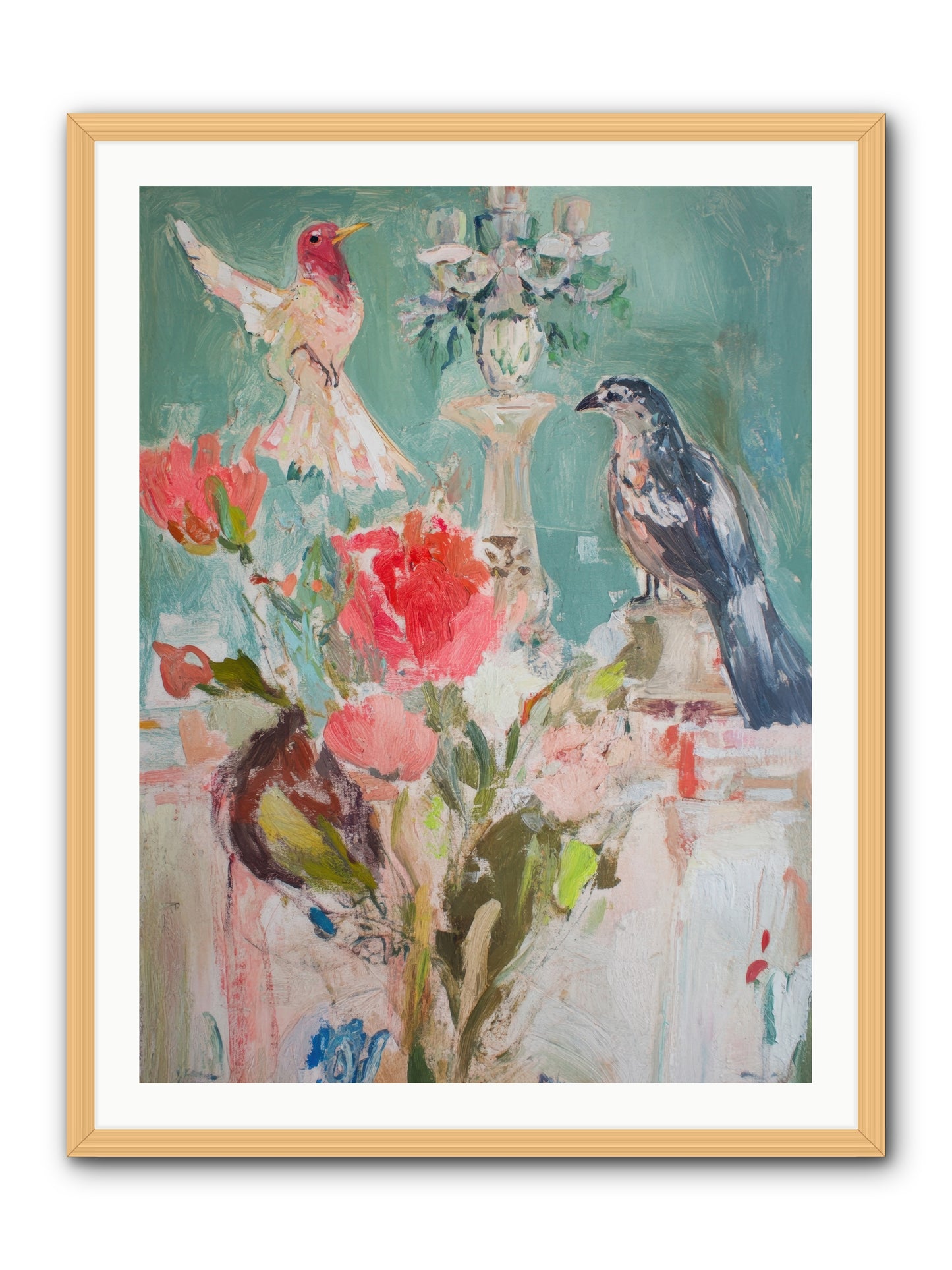 Emerald Dawn -- Framed Print - Natural 30x40