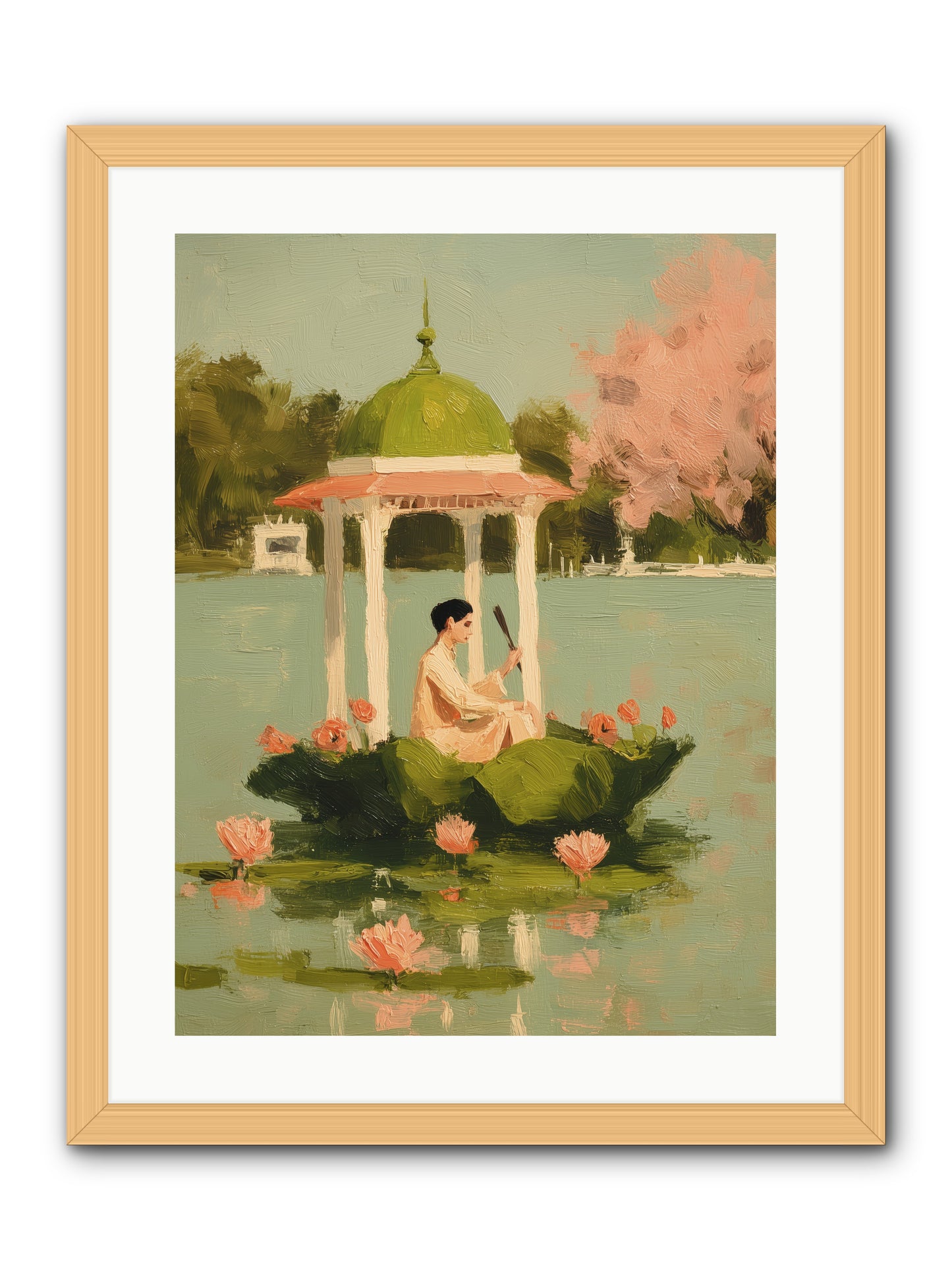 Emerald Exile -- Framed Print - Natural 18x24
