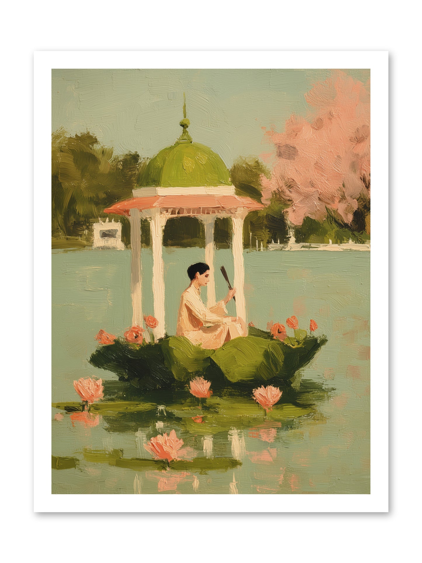 Emerald Exile -- Loose Canvas Print 18x24