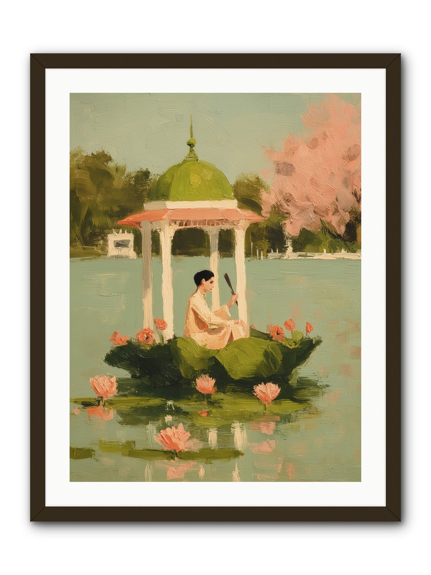 Emerald Exile -- Framed Print - Black 24x32