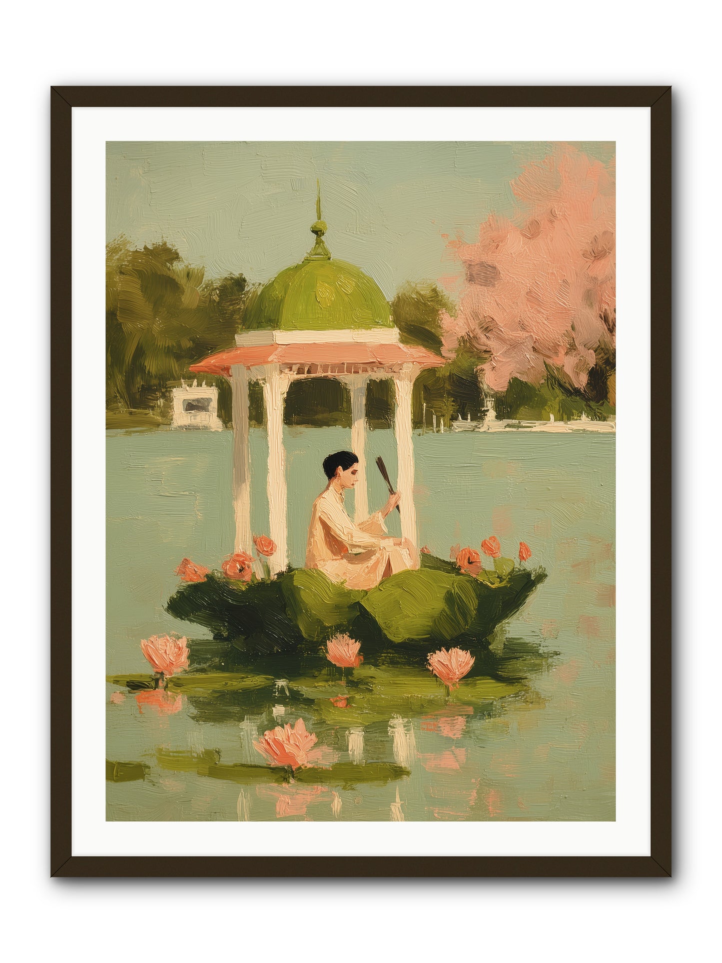 Emerald Exile -- Framed Print - Black 30x40