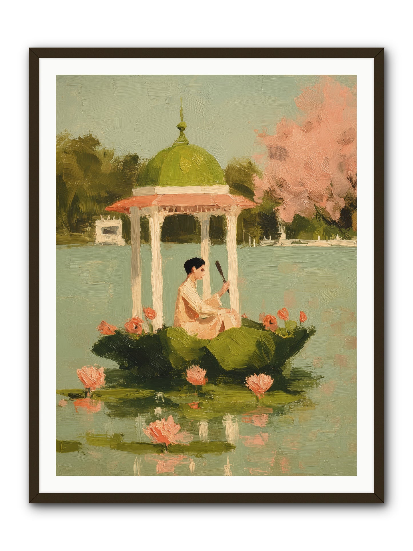 Emerald Exile -- Framed Print - Black 36x48