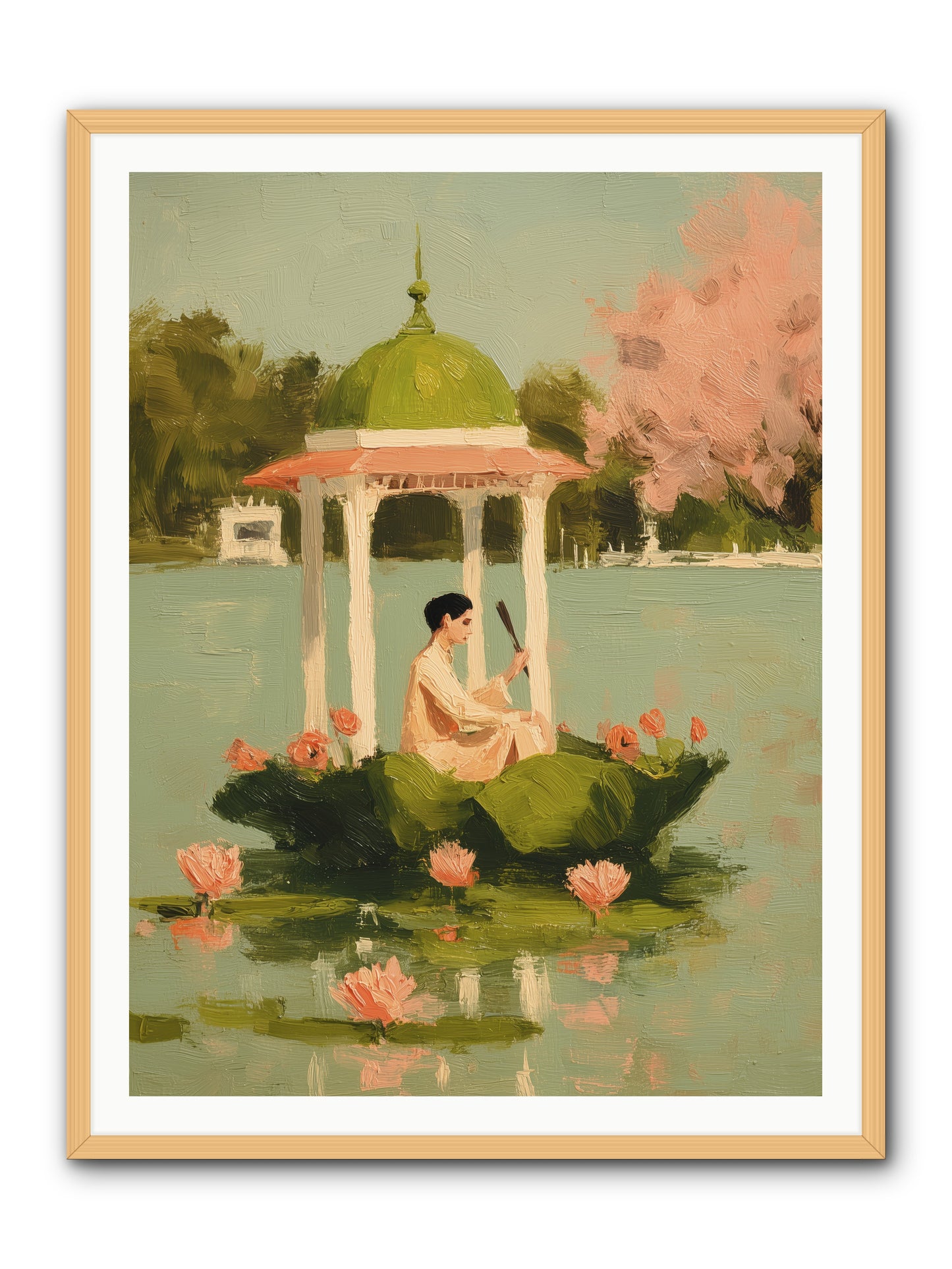 Emerald Exile -- Framed Print - Natural 36x48