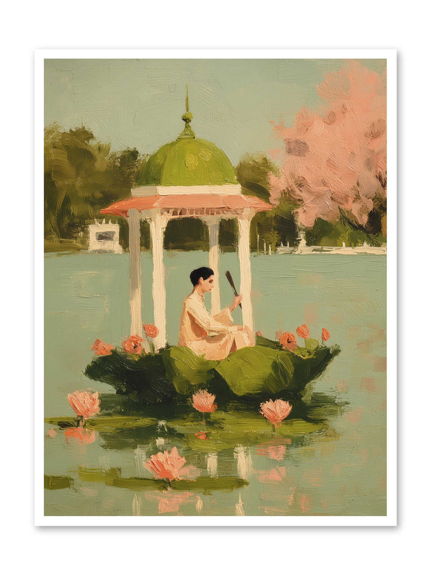 Emerald Exile -- Loose Canvas Print 36x48