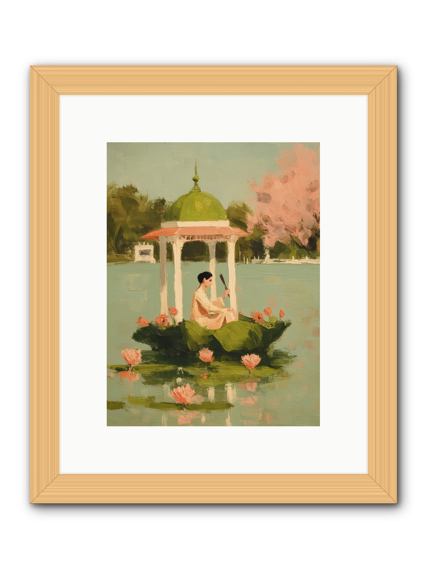 Emerald Exile -- Framed Print - Natural 9x12