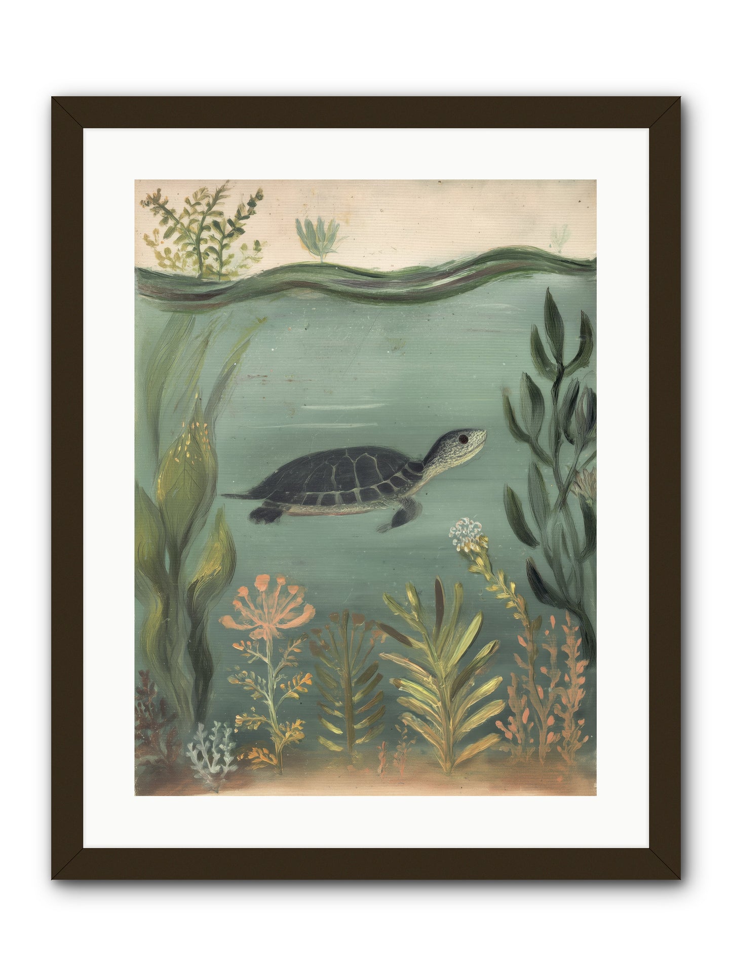 Emerald Sanctuary -- Framed Print - Black 18x24